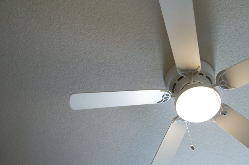 Finished Ceiling Fan Setup